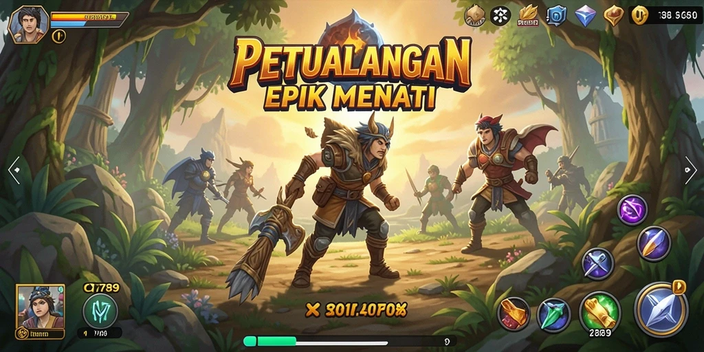 Gameplay C789 yang seru dan menantang dalam petualangan.