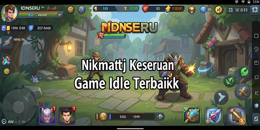 Screenshot IDNSERU yang menampilkan gameplay Idle yang menarik.