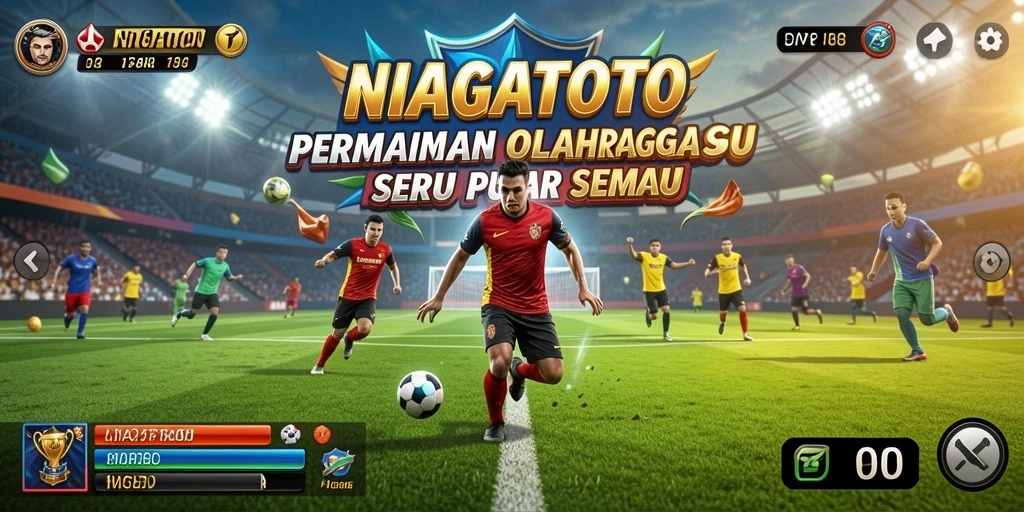 Tampilan menarik dari gameplay NIAGATOTO dalam olahraga yang menyenangkan.