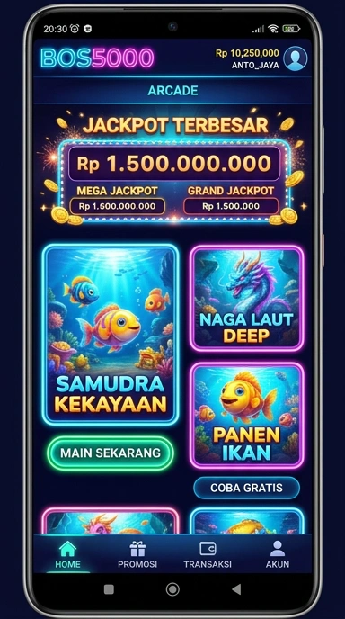 Proses pengunduhan aplikasi yang mudah di bos5000.